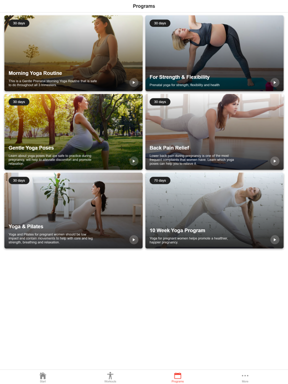 Yoga During Pregnancy iPad screenshot