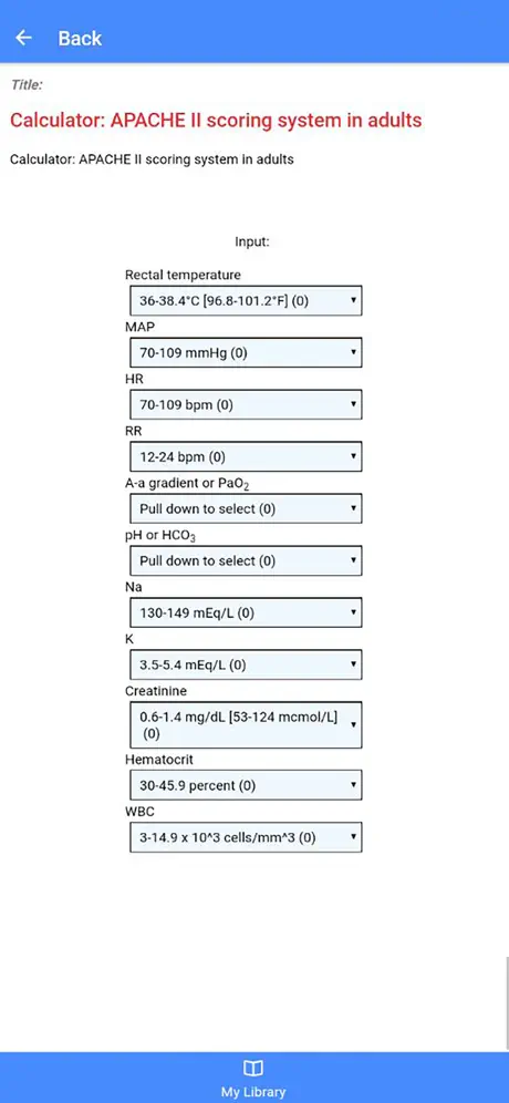 Mehrsys Medical Calculator