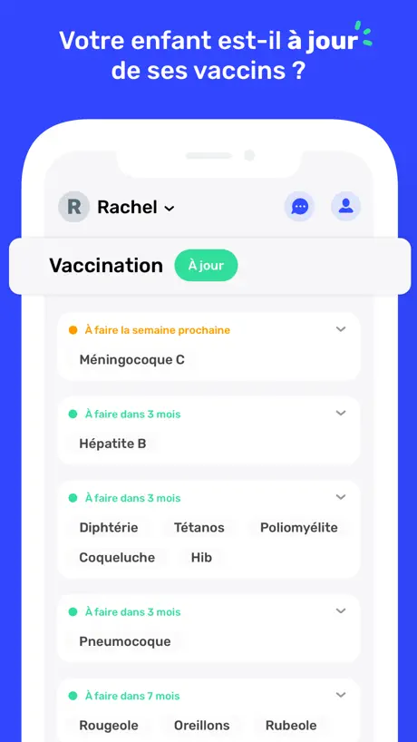 Biloba - Vaccins des enfants