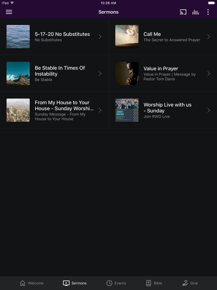 Restoration World Outreach DE