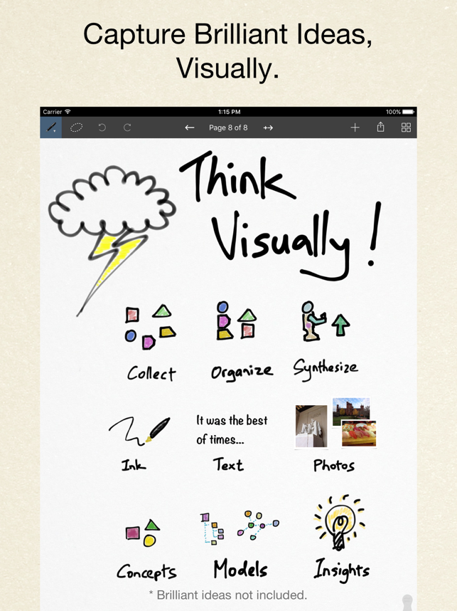 Captura de pantalla de ‎Inkflow Plus Visual Notebook