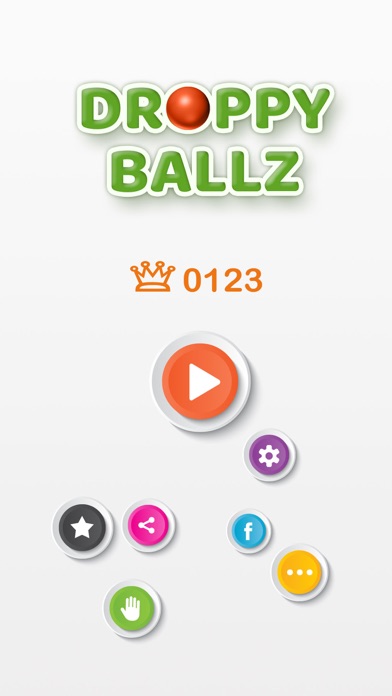 Screenshot #1 pour Droppy Ballz Falling Down