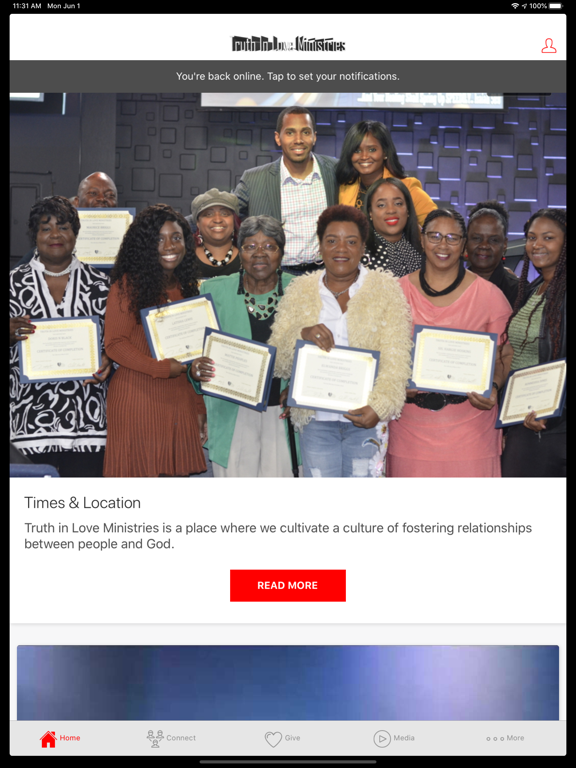 Truth In Love Ministries iPad screenshot 1 - Lifestyle app