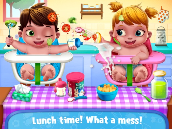Baby Twins Babysitter iPad app afbeelding 3