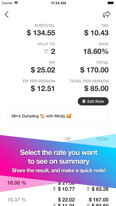 Tip Calculator by Yong screenshot 2