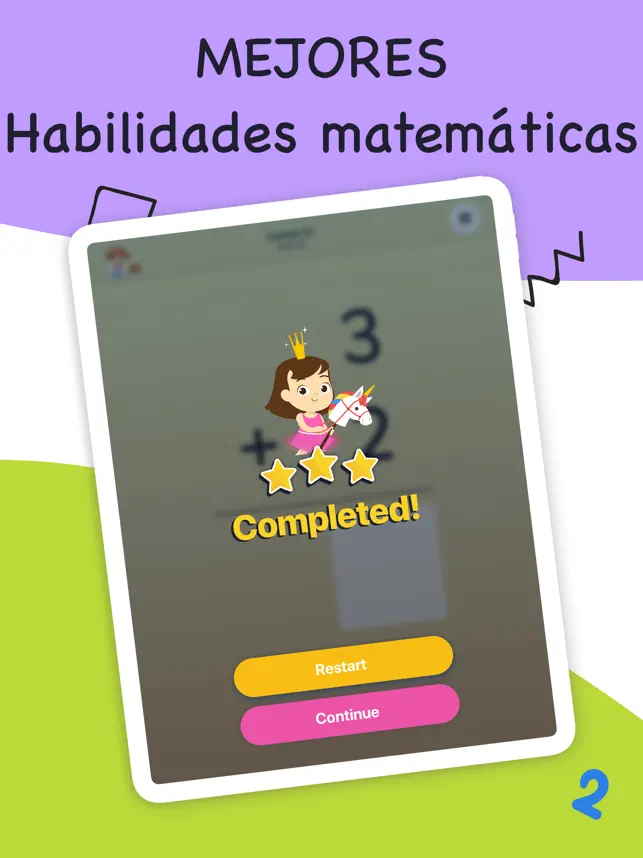 Captura de Pantalla 5 Juegos educativos - Math Club iphone