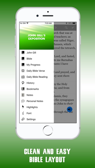John Gill Expositions Bible Screenshot