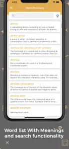 Maths Dictionary Offline screenshot #2 for iPhone