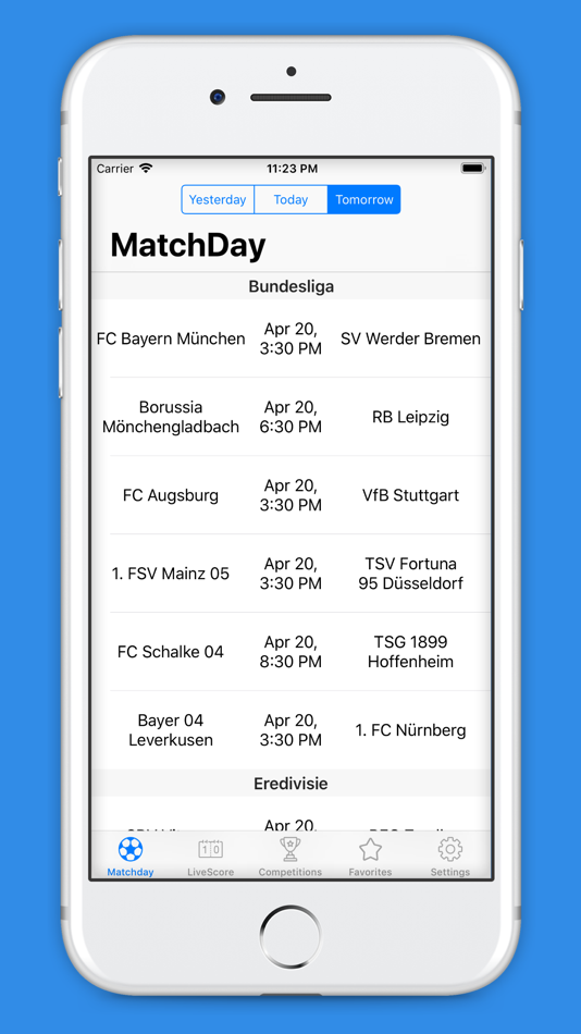 Goals - LiveScore Fixtures - 1.1.0 - (iOS)