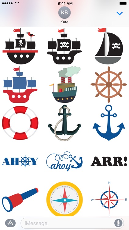 Pirate Stickers - Yar! by Kitefaster