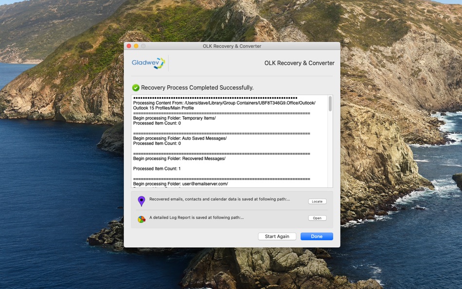 #5. OLK Recovery & Converter (macOS) 由: Gladwev Software Private Limited
