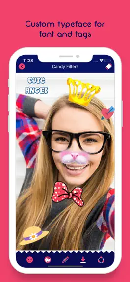 Game screenshot Candy Photo Filters & Stickers apk