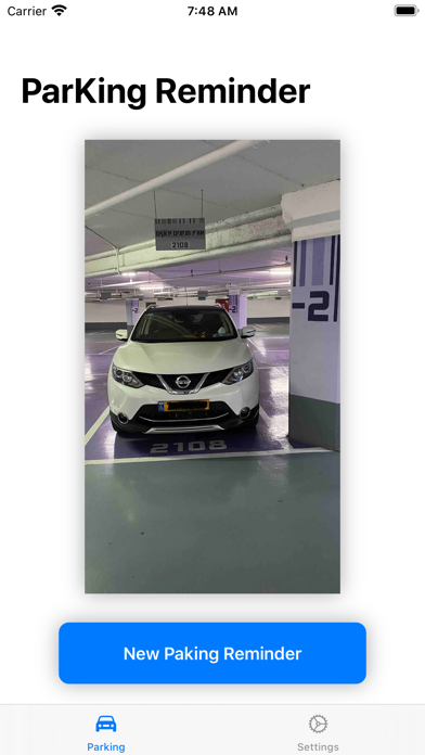 Indoor ParKing Reminder Screenshot