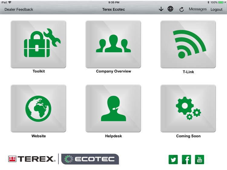 Terex Ecotec Dealer Tool