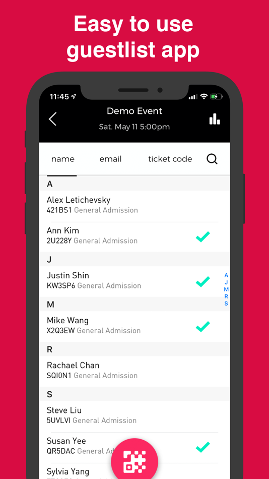 #1. Guestlist Check-in by Sparxo (iOS) 由: Sparxo Inc.