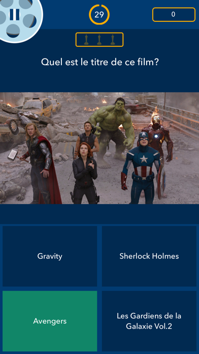 Screenshot #2 pour Trivial Films Quiz