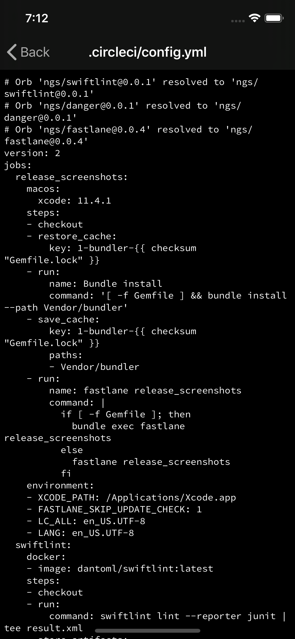 CI2Go The CircleCI Client