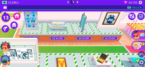 Idle Life Sim - Simulator Game - The app's marketplace offers an array of specialty items, from a relaxing bathtub to a distinctive framed artwork, allowing users to continually upgrade their spaces.