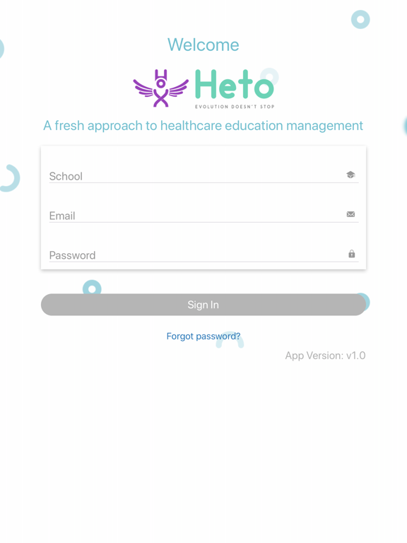 Heto for Dentistry app screenshot