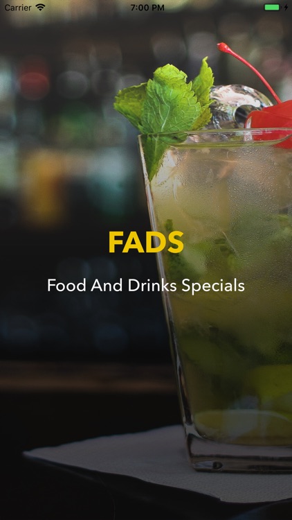 FADS -Foods & Drinks Specials