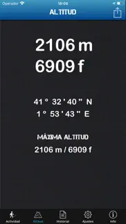 altimetro offline pro iphone capturas de pantalla 2
