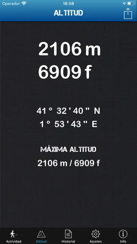 Altimetro Offline Pro screenshot 2 of 5