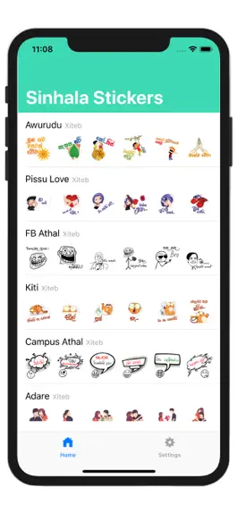 Game screenshot Sinhala Stickers apk