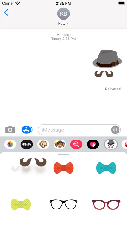 Stylish hat and glasses screenshot-3