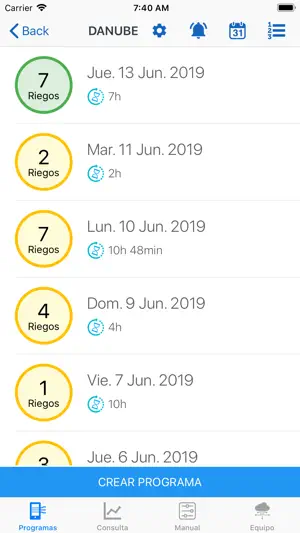RiegoApp screenshot 3
