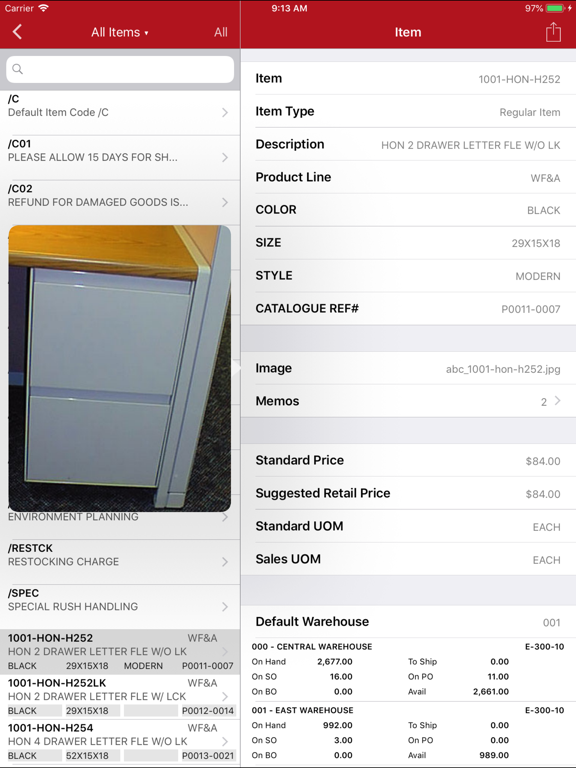iSales 100 iPad screenshot 6 - Business app