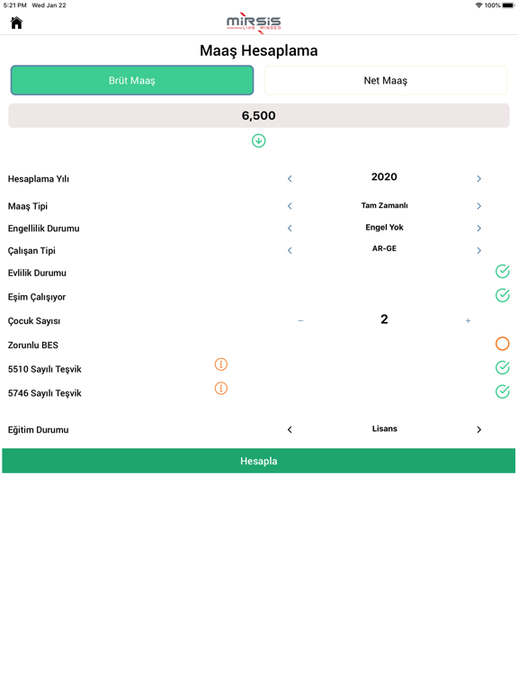 Screenshot #5 pour Brüt Net Maaş Hesaplama Plus