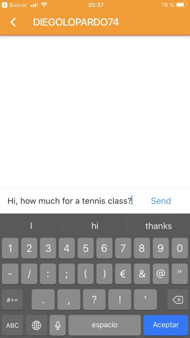 Tennis Partners Screenshot