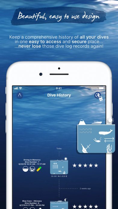 Screenshot #2 pour Breathe - Smart Scuba Dive Log