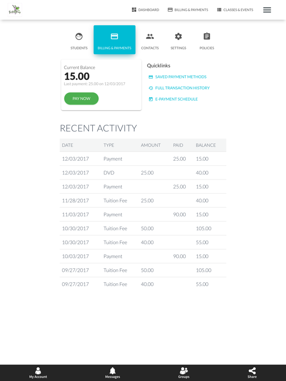 Freckled Frog Learning Center iPad screenshot 4 - Productivity app