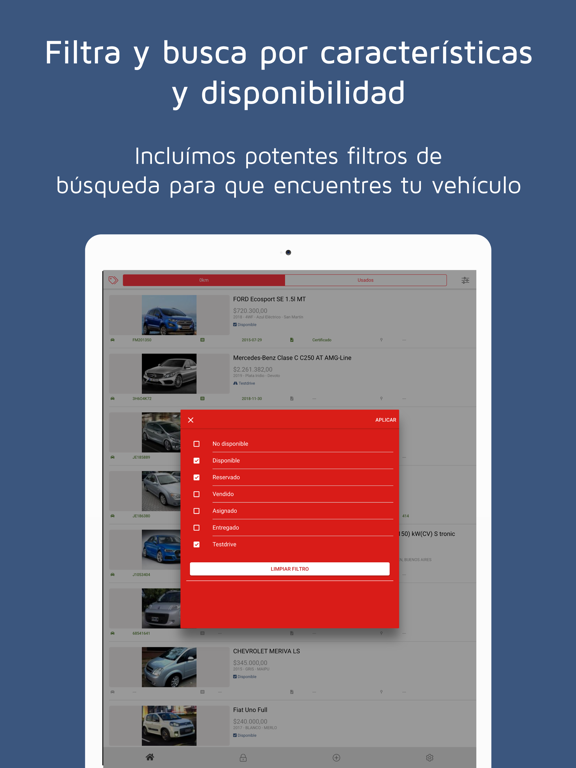 Pilot Stock iPad screenshot