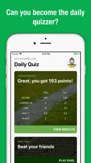 daily soccer quiz iphone screenshot 3