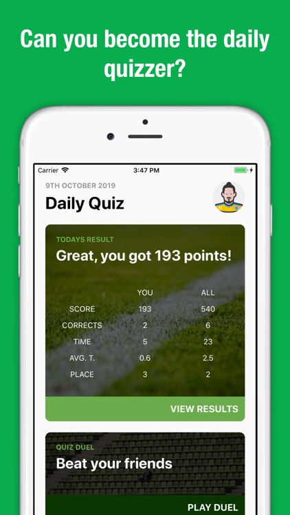 Daily Soccer Quiz