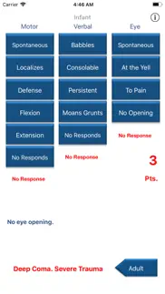 glasgow coma diagnosis iphone screenshot 4
