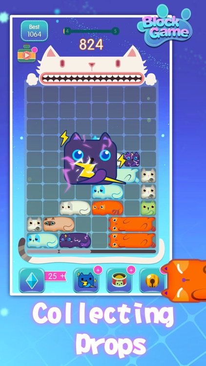 Slides Block Puzzle: Cat Games