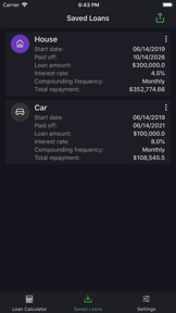 Loan calculator: Installment screenshot
