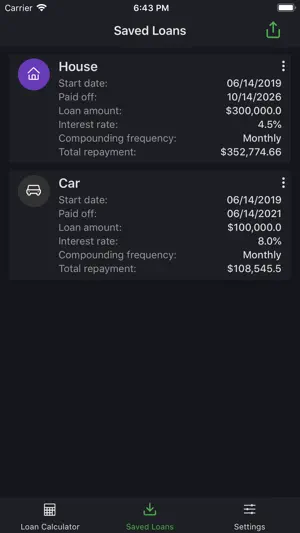 Loan calculator: Installment screenshot 4