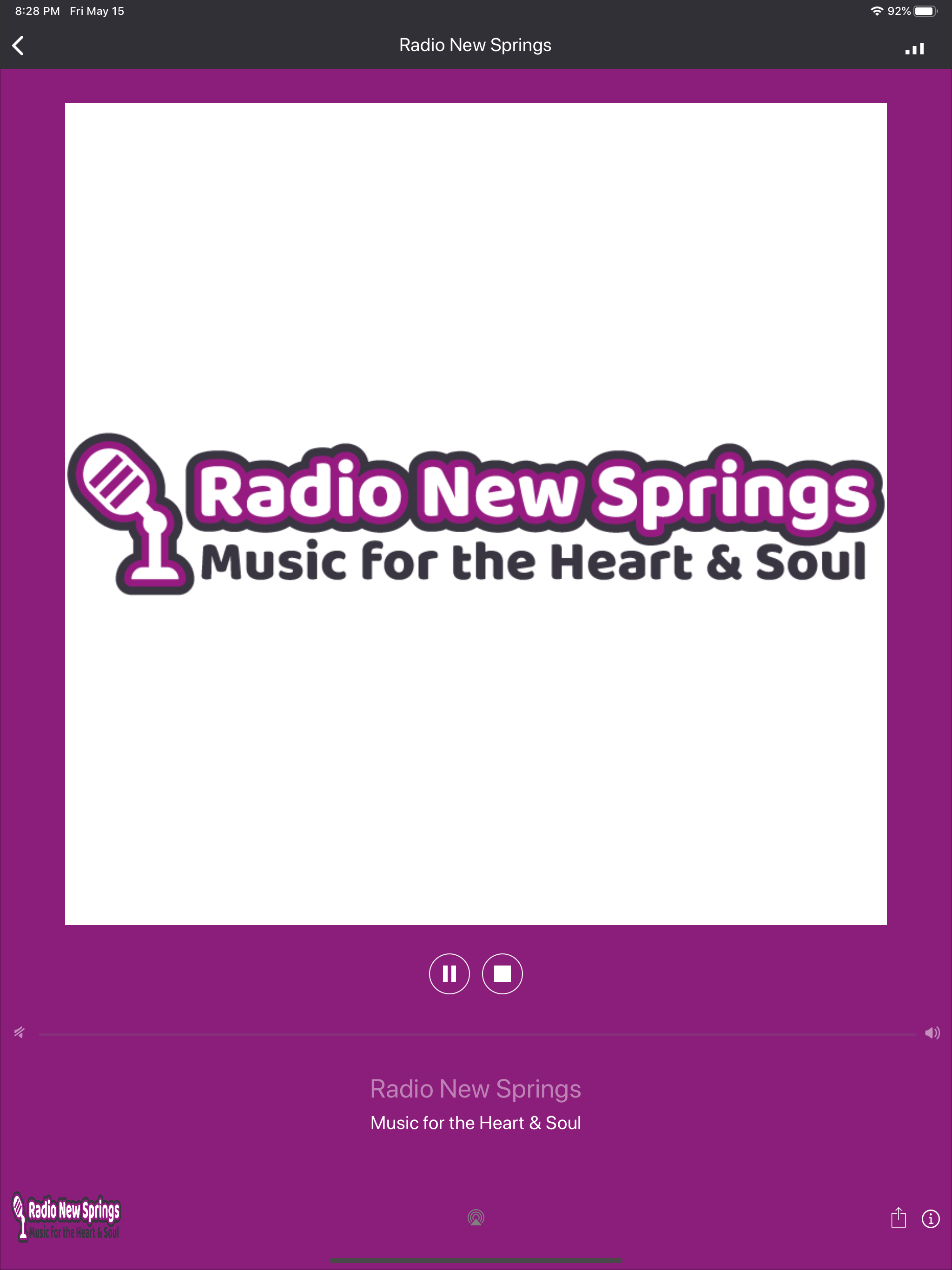 Radio New Springs