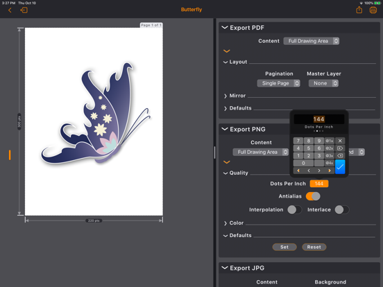 EazyDraw iPad screenshot 8 - Productivity app