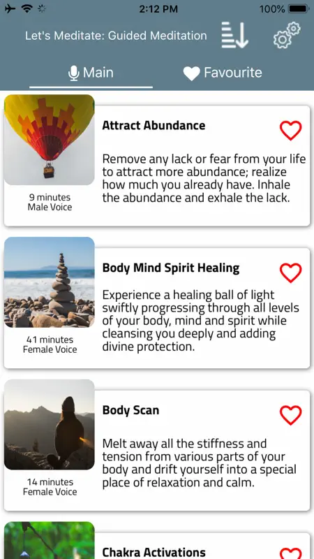 Let's Meditate Guided Meditate screenshot 1 of 4