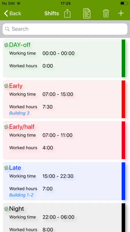 FlexR (Shift planner) screenshot 5 of 10