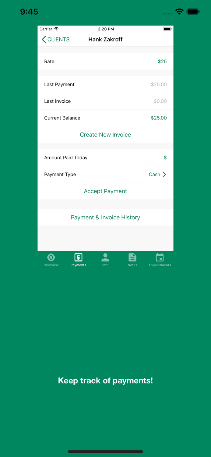 Paid - Studio Management