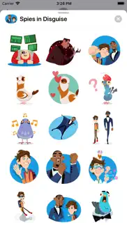 spies in disguise stickers iphone screenshot 3
