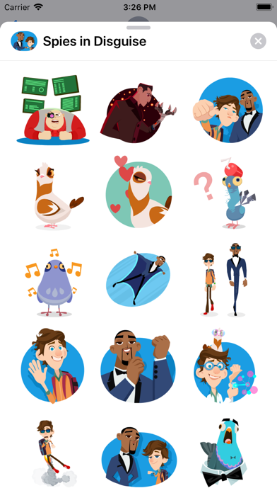 Spies in Disguise Stickers screenshot 3