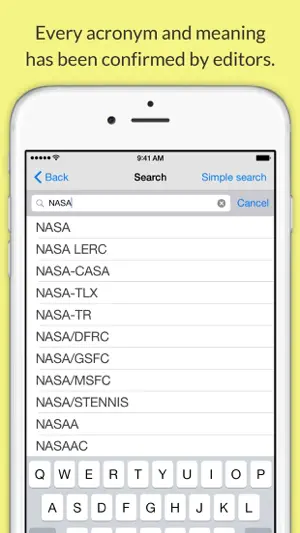 Acronyms and Abbreviations screenshot 4
