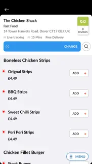 the chicken shack iphone screenshot 3